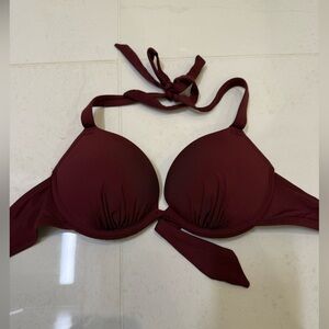 H&M Deep Red Bikini Top